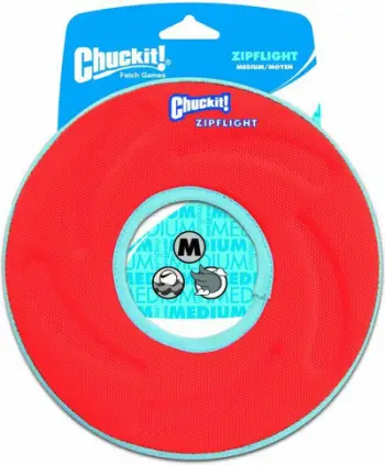 Disk lojërash për qen Chuckit Zipflight Medium 18100, diametër 21 cm, portokalli