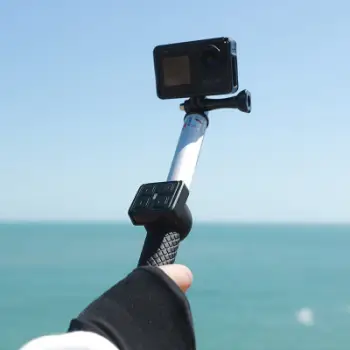 Selfie stick SJCAM me telekomandë WiFi, teleskopik 28 91cm, aliazh alumini, i zi