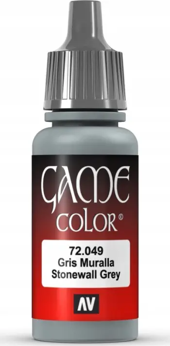 Bojë akrilike Vallejo Game Color 72049 Stonewall Grey, 17ml, gri neutrale