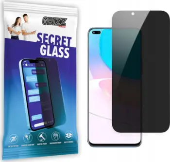 Mbrojtës ekrani GrizzGlass Matte SecretGlass Huawei P40, xham qeramik, efekt privatësie, transparent