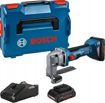 Gërshërë pa kabëll për metal Bosch GSC 18V-16 E, 18V, 4.0Ah, me bateri dhe karikues