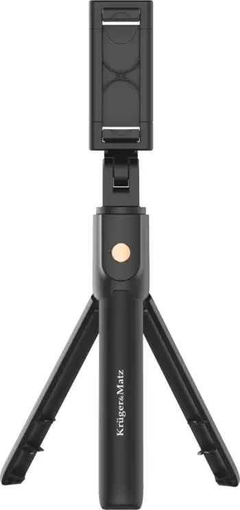Selfie stick tripod Kruger&amp;Matz KM1374, telekomandë Bluetooth, i zi