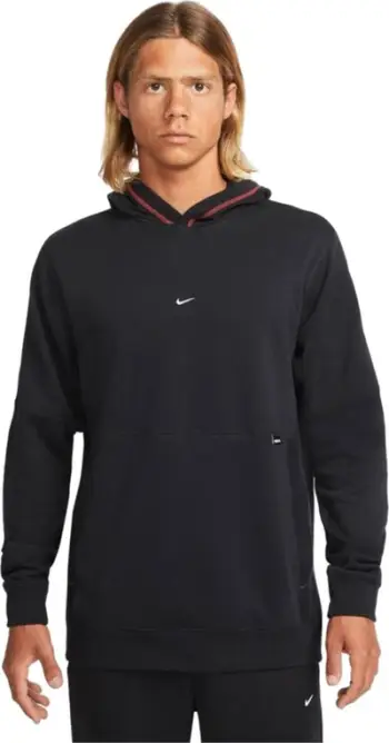Dukse Nike FC Fleece Hoodie DC9024 010, pambuk poliester, për meshkuj, e zezë