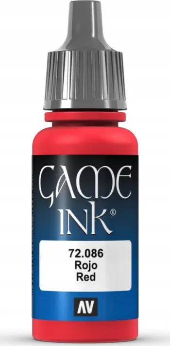 Bojë akrilike Vallejo Game Color 72086 Red Ink, për miniatura, e kuqe