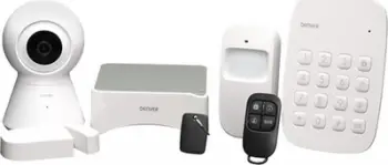 Sistem alarmi inteligjent Denver SHA-150, GSM, me sensor lëvizjeje, i bardhë