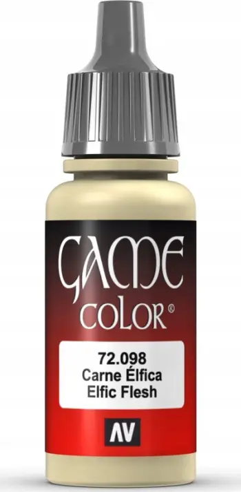 Bojë akrilike Vallejo Game Color 72098 Elven Flesh, për miniatura, 17ml, ngjyrë lëkure e hapur