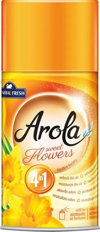 Refill aromatizues GENERAL FRESH Arola Sweet Flowers, 250ml, për pajisje automatike