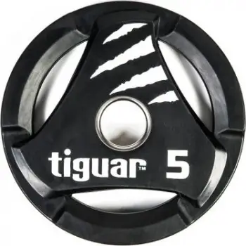 Disk olimpik Tiguar PU TI WTPU00500, 5 kg, me doreza, shumëngjyrësh