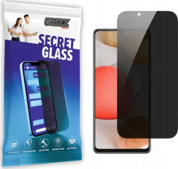 Mbrojtës ekrani GrizzGlass Matte SecretGlass për Samsung Galaxy A42 5G, efekt privatësie, xham qeramik, transparent