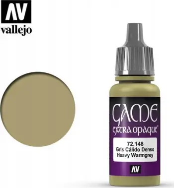 Bojë akrilike Vallejo Game Color 72148, Heavy Warm Grey, Extra Opaque, gri e ngrohtë