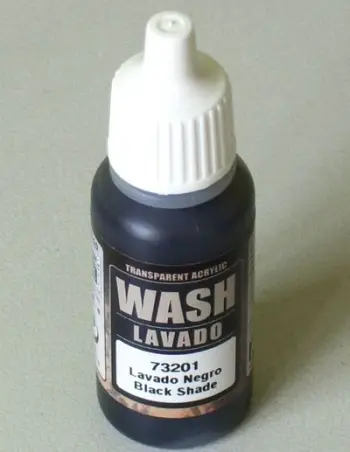 Bojë akrilike Vallejo Game Color 73201 Black Wash, 17ml, e zezë
