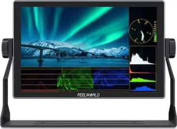 Monitor fushe për kamera Feelworld S10, 10.1" FHD, 4K HDMI 12G SDI, i zi
