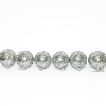Topa dekorues 6/1, 6cm kuqe/gold/argjendtë. UNIMIKS