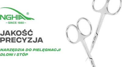 Gërshërë për kutikula Nghia Export KD.707, majë e hollë, çelik inox - 3