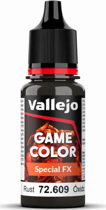 Bojë akrilike Vallejo Game Color SFX Rust, 18ml, për miniatura, ngjyrë ndryshku