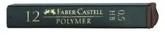 Refill për laps mekanik Faber Castell Polymer FC 0.5 mm HB, set grafitesh