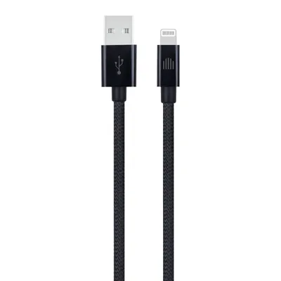 Dviced Cable USB-C To USB-C Nylon Textile 2M, Black - 1