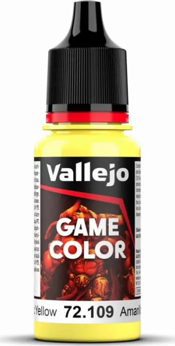 Bojë akrilike Vallejo Game Color VJP72109, 18ml, Toxic Yellow