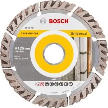 Disk prerës diamant Bosch, 125mm, set 10 copë