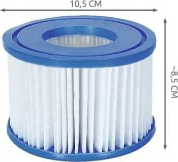 Filter uji Bestway Type VI 60311, për pompë Lay-Z-Spa, set 2 copë, i bardhë