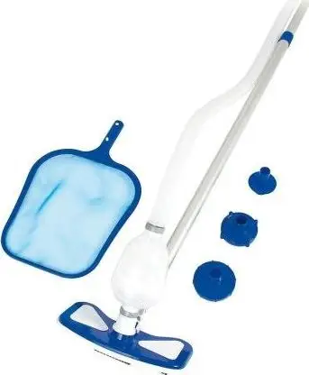 Set pastrimi pishine Bestway Vacuum Cleaner 58234, shufër teleskopike 2.8 m, me rrjetë mbledhëse
