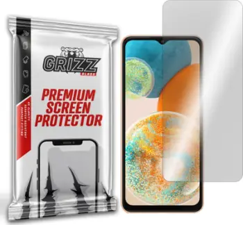 Mbrojtës ekrani hibrid GrizzGlass për Samsung Galaxy A23 5G, transparencë e lartë, rezistent ndaj gërvishtjeve