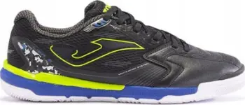 Atlete futsalli Joma LIGA 5 2401 IN, për ambiente të brendshme, të zeza blu e verdha