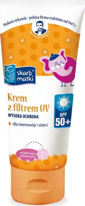Krem për bebe dhe fëmijë me filter UV Skarb Matki, SPF 50+, 75ml