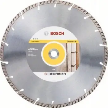 Disk prerës me diamant Bosch Universal, 350mm, 3.3mm, vrimë 20mm