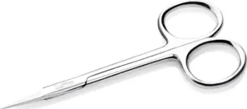Gërshërë për vetulla Nghia Export ES-03, çelik inox, argjendt