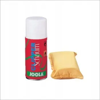 Set pastrues për raketë pingpong JOOLA, Foam Cleaner me sprej, sfungjer pastrimi