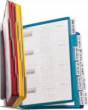 Sistem panelësh muri Durable VARIO WALL 20, A4, 20 panele, shumëngjyrësh