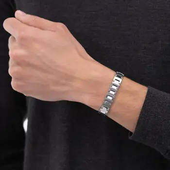 Byzylyk për meshkuj Hugo Boss Candor 1580751, i argjendtë