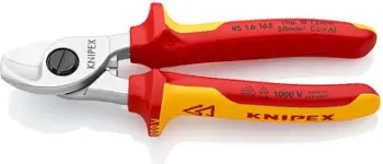 Gërshërë prerëse kabllosh Knipex 9516165, të izoluara 1000V, 165mm