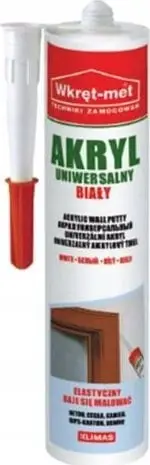 Mastikë akrilike Klimas Wkręt-met Universal, 310ml, e bardhë