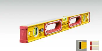 Nivel uji Stabila 196-2, 80cm, profesional, i verdhë