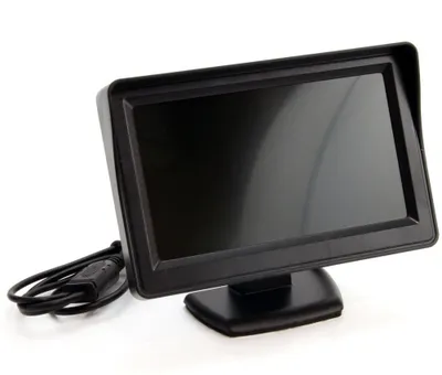 Sensor parkimi AMiO TFT01, ekran 4.3", kamerë XD-315 LED, 4 sensorë argjendi - 2