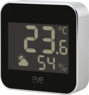 Sensor moti Eve Weather Matter, temperaturë dhe lagështi, i bardhë