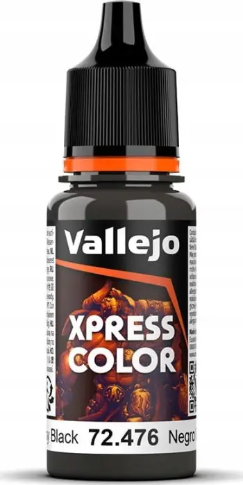 Bojë akrilike Vallejo Game Color Xpress VJP72476, 18 ml, Greasy Black, mat