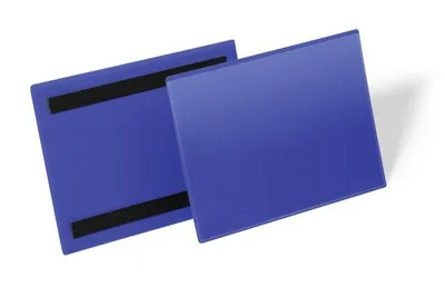 Xhep magnetik Durable Pocket 1743-07, A5 horizontal, set 50 copë, transparent - 1