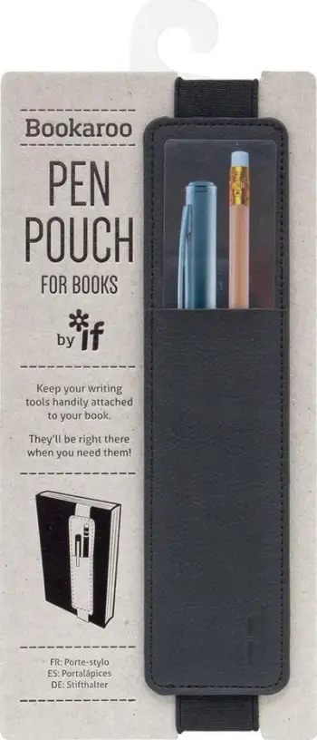 Xhep për stilolapsa Bookaroo Pen Pouch, për fletore dhe libra, i zi