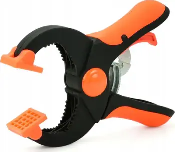 Kapëse druri Carpenter Spring Ratchet Clamp, 200mm, plastike, zezë