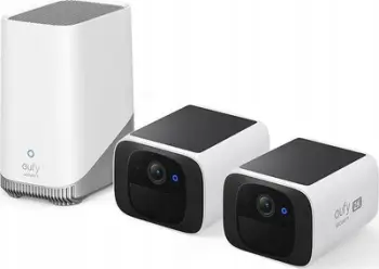 Sistem sigurie Eufy SoloCam S220 me HomeBase 3, 2K, 128GB, IP67