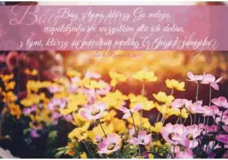 Kartolinë e palosshme Szaron God with those who love him, me zarf