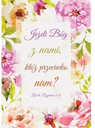Kartolinë e palosshme Szaron If God is with us, me zarf
