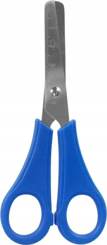 Gërshërë shkollore STARPAK 533760, 13cm, për të majtë, blu kuqe - 2