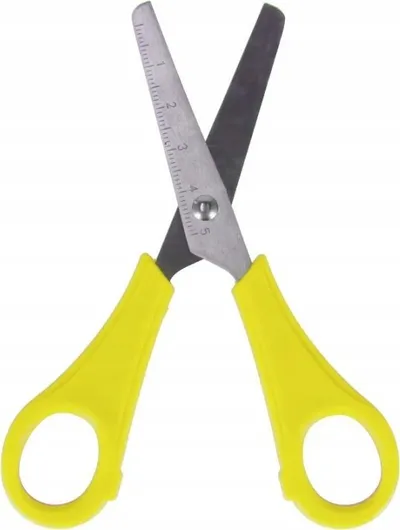 Gërshërë shkollore STARPAK 533760, 13cm, për të majtë, blu kuqe - 3