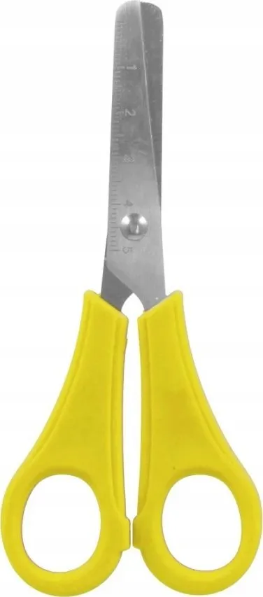 Gërshërë shkollore STARPAK 533760, 13cm, për të majtë, blu kuqe - 4