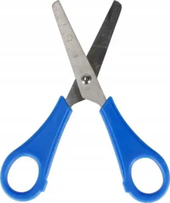 Gërshërë shkollore STARPAK 533760, 13cm, për të majtë, blu kuqe