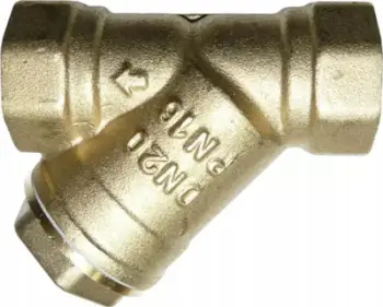 Filtri këndor STOP Angle Filter 1 1/4F x 1 1/4F, për ujë të pijshëm, bronzi, ngjyrë bronzi